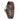 Reloj de pulsera unisex 36mm mocha con diseño atemporal y agujas cobre | Antique | Colección Velvet | Ábaco