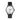 Combox Cleo reloj unisex negro 36mm con correa de cuero negra intercambiable | Ábaco