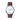 Combox Enrico reloj hombre plateado 42mm con correa de cuero terra | Ábaco
