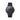 Combox Lee reloj unisex negro 40mm con correa de cuero negra intercambiable | Ábaco