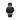 Reloj hombre plateado con correa de cuero negra intercambiable | Combox Malevo | Ábaco