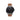 Combox Malevo reloj hombre plateado 42mm con correa de cuero marrón cálido | Ábaco
