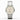 Reloj hombre 42mm dial crema con detalles verdes y acero inoxidable pulido | Original II x TUAREQ | Colección Original | Ábaco