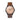 Combox Tesla reloj hombre 42mm con correa de cuero camel | Ábaco