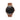 Combox Tortoni reloj hombre cobre 42mm con correa de cuero marrón cálido | Ábaco