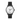 Reloj unisex 36mm con dial blanco y caja negra mate | Cleo | Colección Velvet | Ábaco