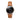 Combox Juana reloj mujer cobre 36mm con correa de cuero marrón caramelo | Ábaco