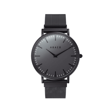 Reloj unisex negro mate 40mm con diseño slim y minimalista | Lee | Colección SLIM | Ábaco