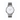 Reloj unisex 40mm slim con dial blanco y caja plateada pulida | Marconi | Colección SLIM | Ábaco