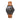 Reloj unisex con correa de cuero marrón caramelo 18mm intercambiable | Combox Olga | Ábaco