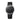 Reloj Darwin 42mm con dial negro y correa de cuero negra | Combox de lujo Ábaco