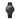 Combox Lee con correa de cuero negra intercambiable | Reloj negro unisex Ábaco
