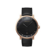 Combox Tortoni reloj hombre 42mm cobre con correa de cuero negra | Ábaco