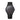 Combox Verne con correa de cuero negra 20mm y dial negro minimalista | Reloj Ábaco