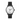 Reloj unisex 36mm con dial blanco y caja negra mate | Cleo | Colección Velvet | Ábaco