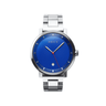 Reloj hombre 42mm acero inoxidable con dial azul minimalista | Gringo | Colección Tango | Ábaco
