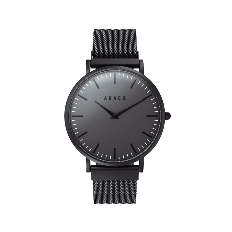 Reloj unisex negro mate 40mm con diseño slim y minimalista | Lee | Colección SLIM | Ábaco