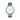Reloj unisex 40mm slim con dial blanco y caja plateada pulida | Marconi | Colección SLIM | Ábaco
