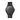 Reloj hombre 42mm negro mate con correa de acero inoxidable | Verne | Colección Original | Ábaco